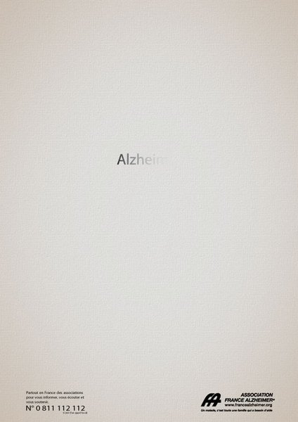 Affiche / Alzheimer